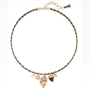 Kendra Scott Oleana Charm Necklace MSRP $98 14k gold plated